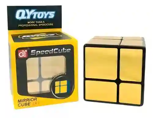 Cubo Rubik Qiyi Speedcube Espejo 2 X 2 Dorado