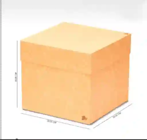 Caja Carton Crudo 30 X 30 X 30cm