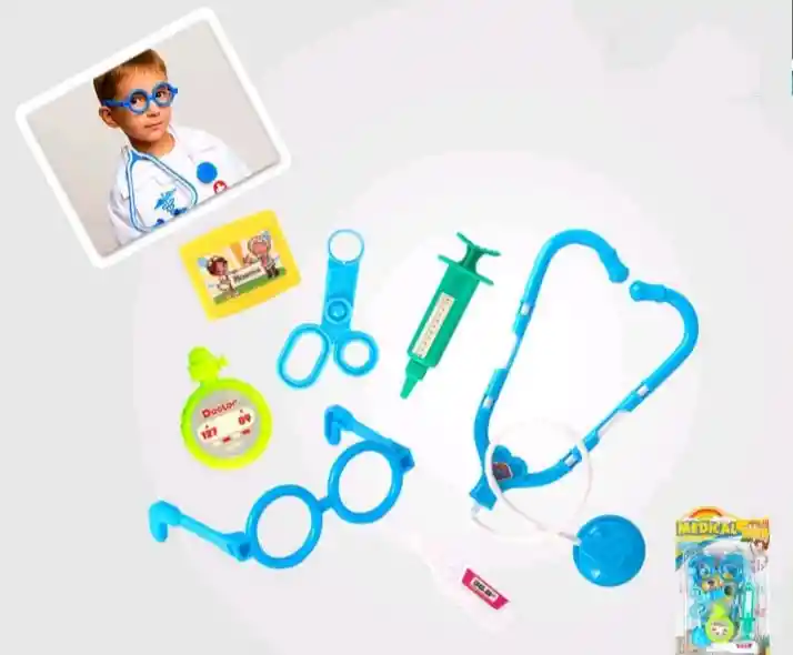 Kit De Doctor Azul De 7 Piezas