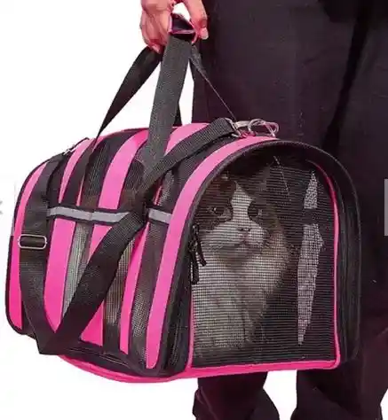 Guacal Cargador Morral Transportador Mascotas