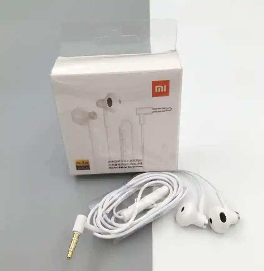 Audífonos Blancos Mi Dual Drive Earphone