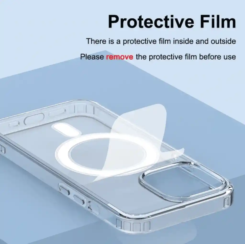 Iphone 15 Estuche Antigolpe Con Magsafe Transparente