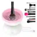 Mini Máquina Lavadora De Brochas De Maquillaje Eléctrica.