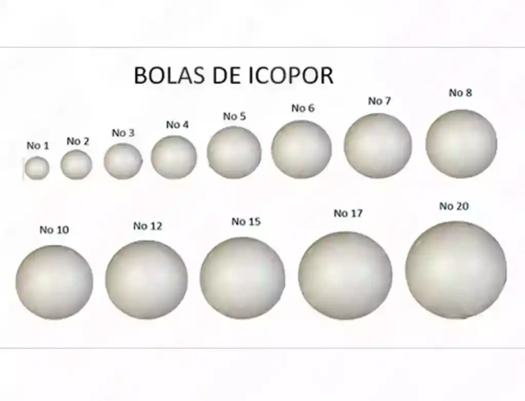 Bola De Icopor Mediana #12