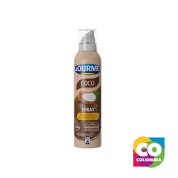 Aceite Coco En Spray Marca Gourmet Embalaje De 1 Unidad Por 160g