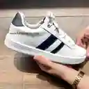 Zapato Dama Calzado Mujer Tenis Casual Karla Chacon Astrid Blanco 35