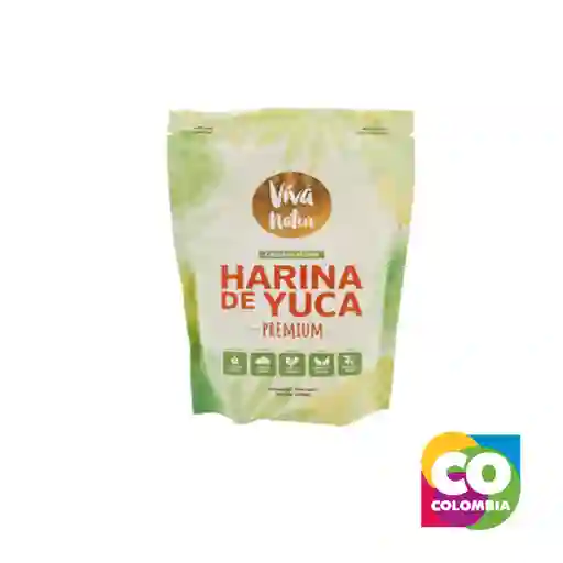 Harina De Yuca Premium Marca Viva Natur Embalaje De 1 Unidad Por 480gr