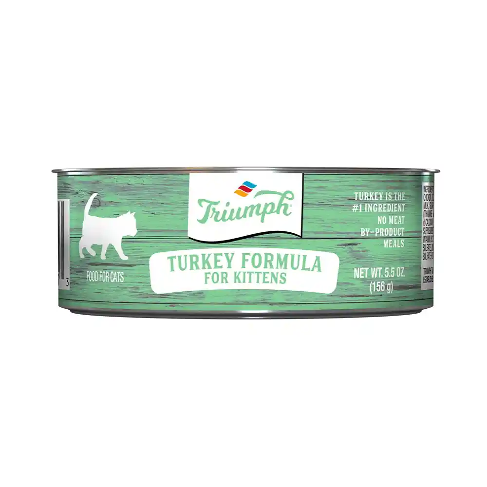 Lata Triumph Gato Kitten Turkey X 156gr (pavo)