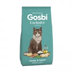 Gosbi Exclusive Cat Chicken & Salmon Sterilized X 6 Kg