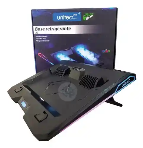 Base Refrigerante Portátil Rbg Gamer A3 Unitec