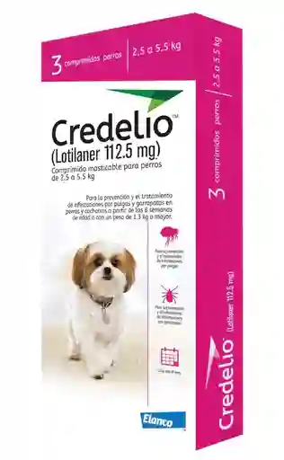 Credelio 112 Mg 2,5-5,5 Kg