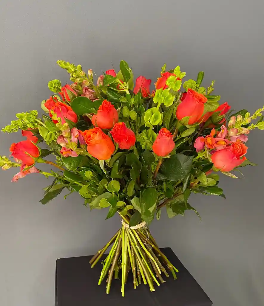 Bouquet De Rosas Naranjas