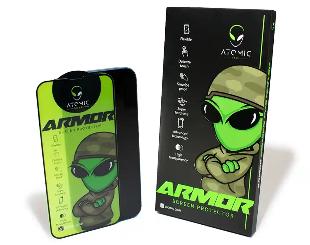 Vidrio Templado Blindado Atomic Iphone 13 Pro Max/ 14 Pro Max/ 14 Plus