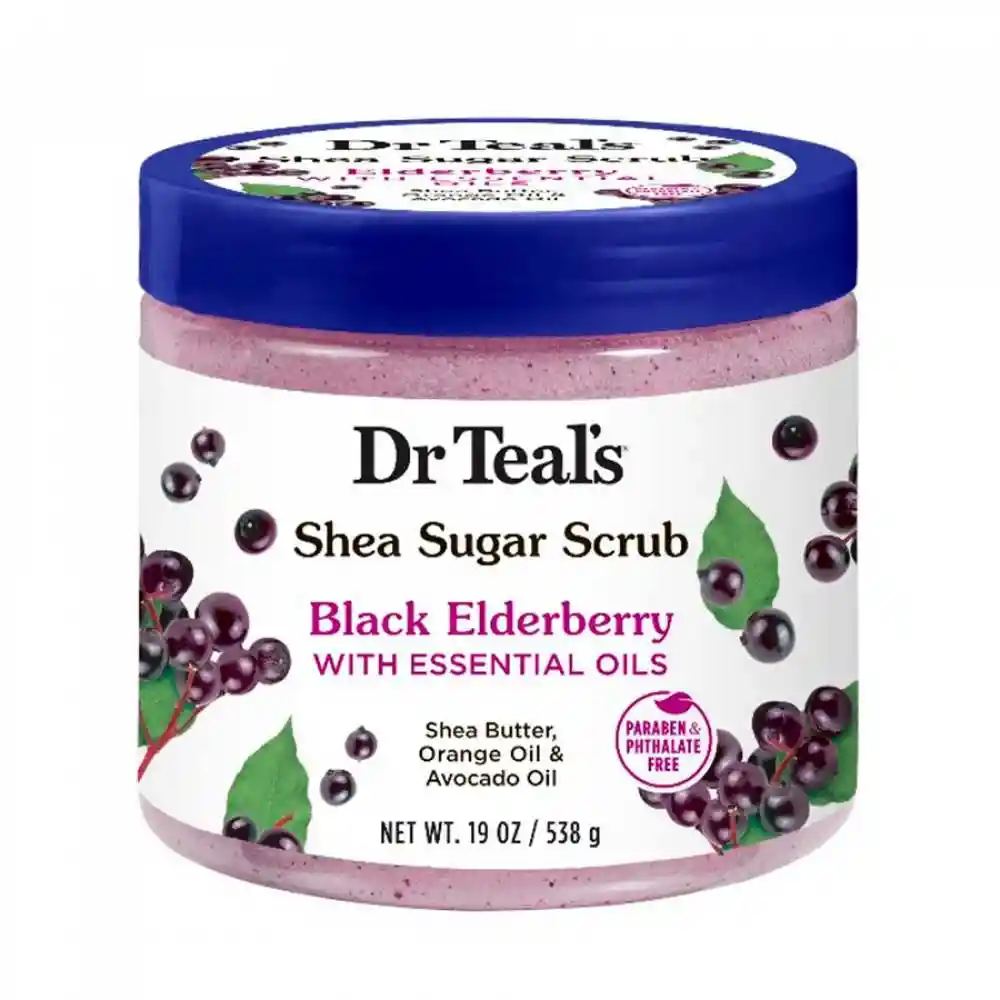 Azucar Exfoliante Dr Teals Black Edelberry