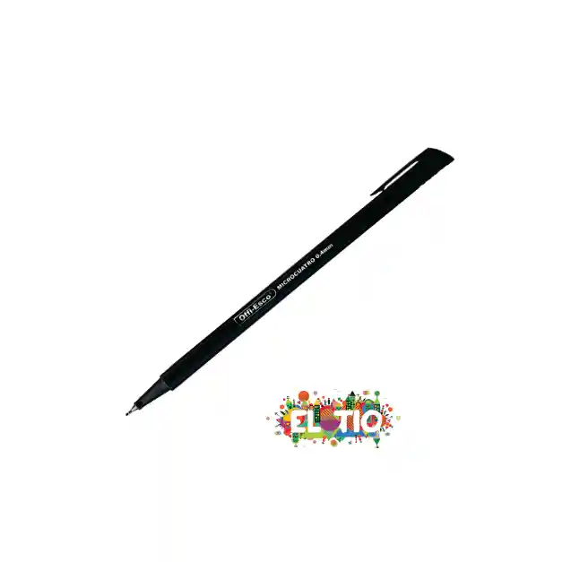 Micropunta 0.4mm Negro Offiesco Oe-068