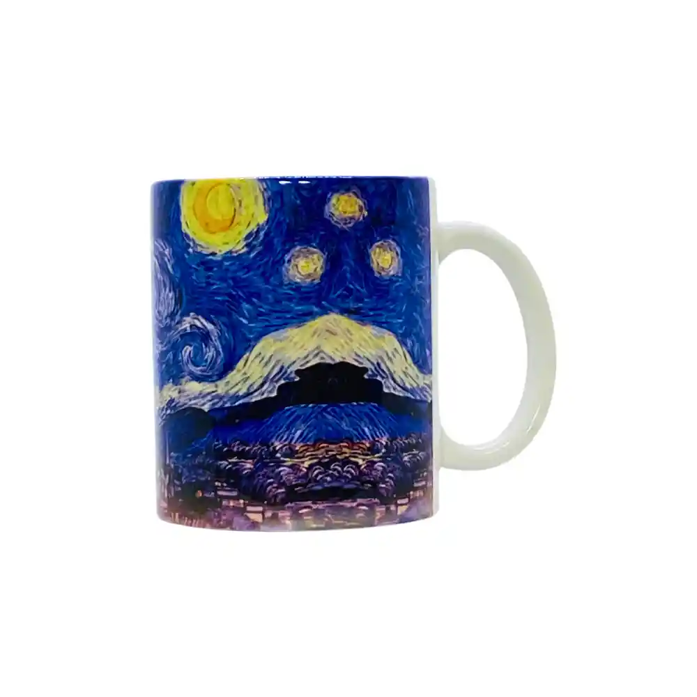 Mug La Noche Estrellada De Van Gogh 11 Oz.