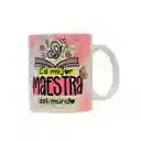 Mug Feliz Día De La Maestra 11 Oz.