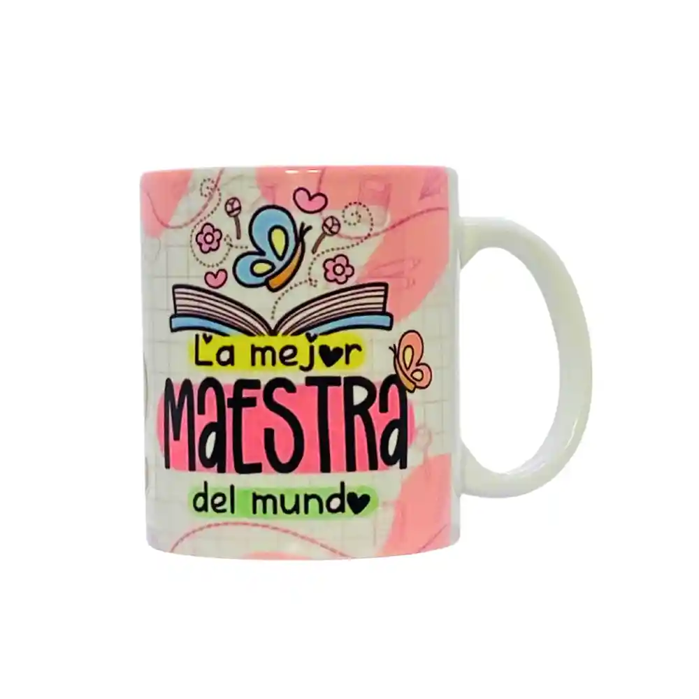 Mug Feliz Día De La Maestra 11 Oz.