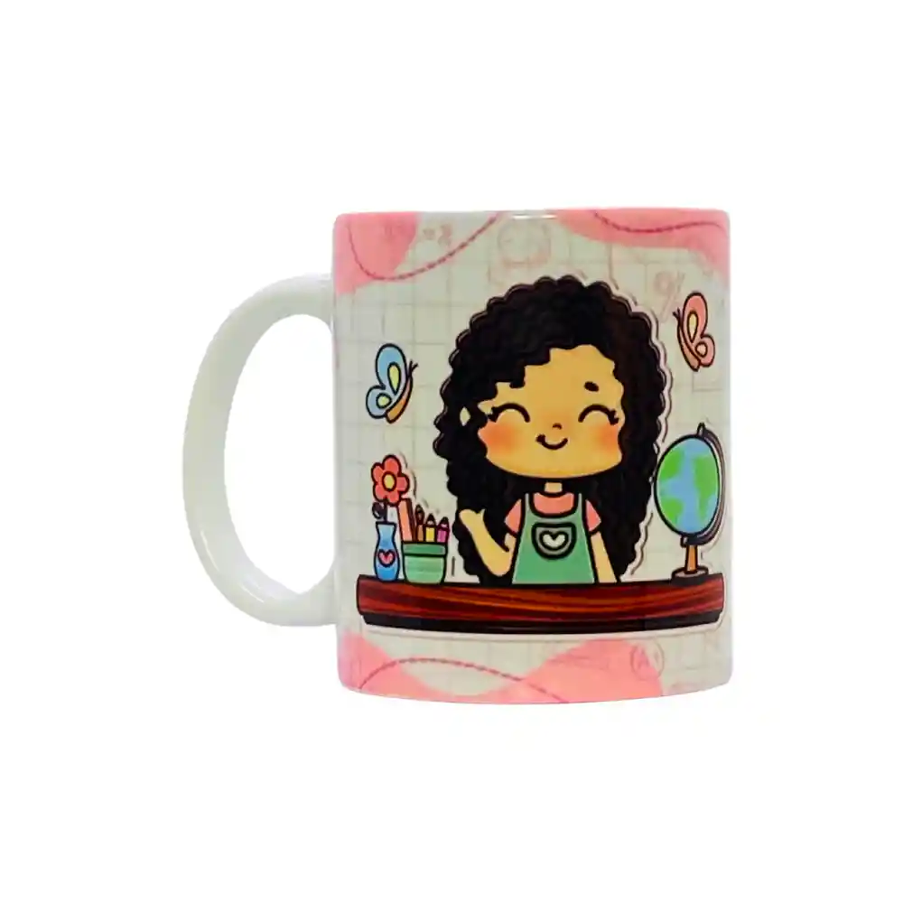 Mug Feliz Día De La Maestra 11 Oz.