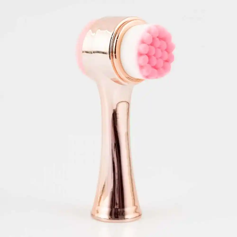 Cepillo Cosmetic Club Facial 2 En 1 Rose