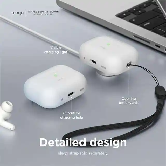 Elago Estuche De Silicona Para Airpods Pro 2 / Pro En Rosado