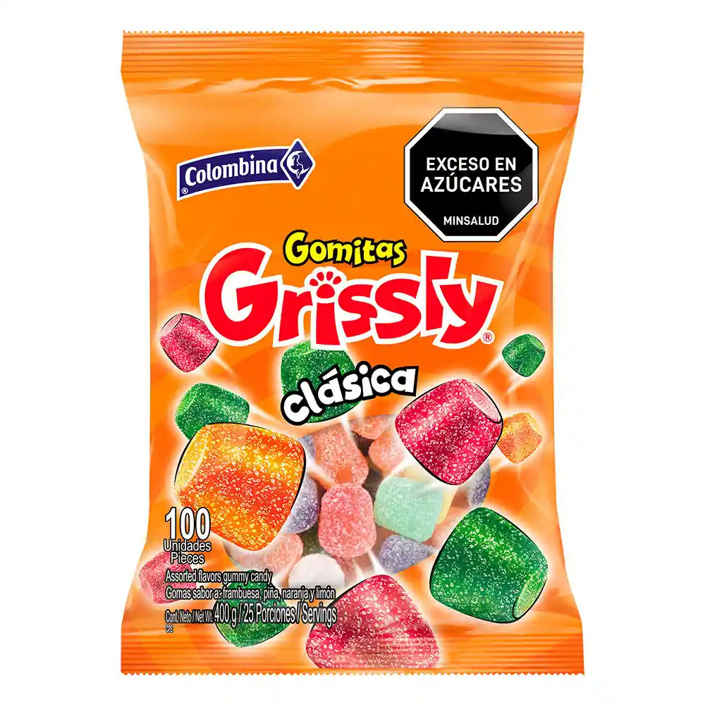 Gomitas Clasicas Grissly X100 Unidades