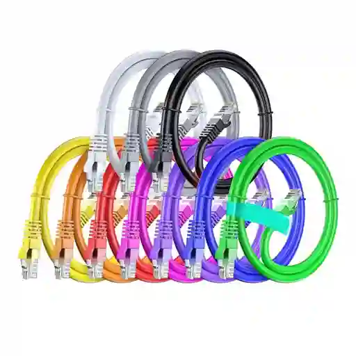 Cable Utp Lan Rj45 Cat 5e 1.2 Metros De Colores