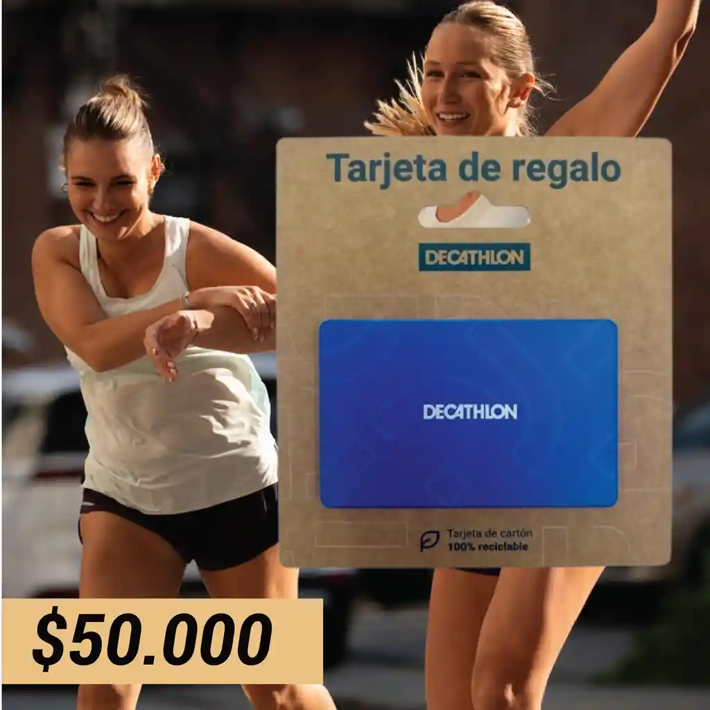 Tarjeta Regalo Decathlon $50.000