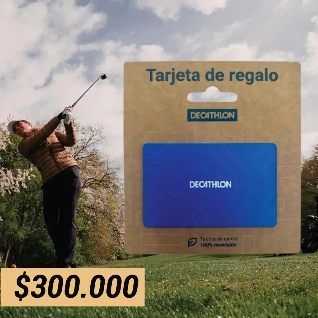Tarjeta Regalo Decathlon $300.000