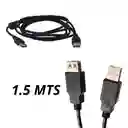 Cable Extensor Usb Con Filtro 1.5 Metros