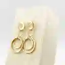 Aretes Argollas Doradas