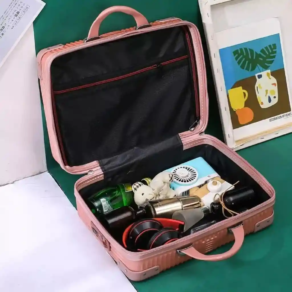 Maleta De Mano Cosmetiquera Viajera Resistente 16 Pulgadas