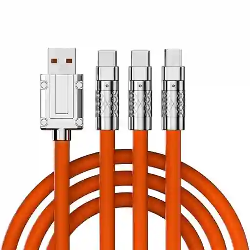 Cable Usb Tipo C De Carga Ultra Rapida 120w A 6 Amperios 6 Milimetros Ultra Resistente