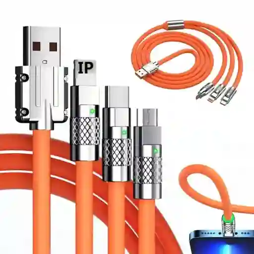 Cable Usb Tipo C Ultra Resistente 120w A 6 Amperios Ultra Resistenete 6 Milimetros De Grosor