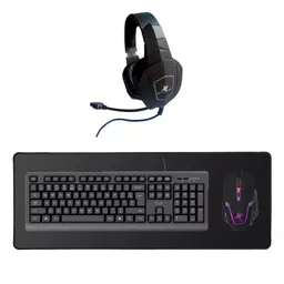 Combo Gamer Teclado, Mousepad, Mouse Y Diadema | Promocion