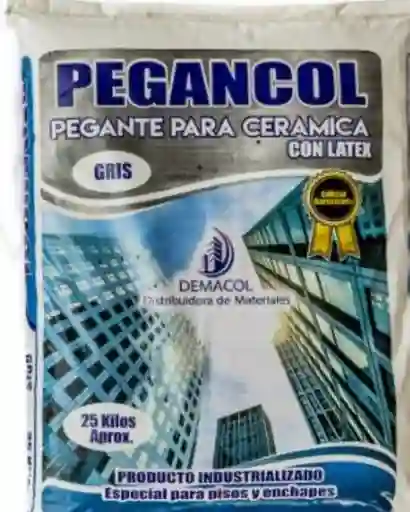 Pegante Ceramico Por 25 Kilos De Color Gris (pegacor)