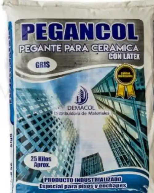 Pegante Ceramico Por 25 Kilos De Color Gris (pegacor)