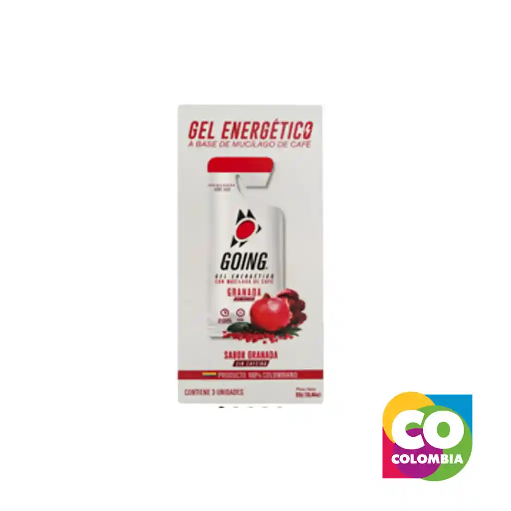 3pack Gel Granada Marca Going Embalaje De 1 Unidad Por 3unid