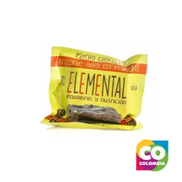 Brownie Con Proteína Psycho Chocolate Marca Elemental Embalaje De 1 Unidad Por 100g