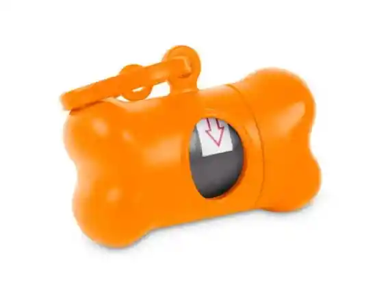 Hueso Portabolsas Naranja