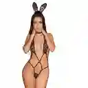 Disfraz Erótico Haruri Bunny Negro Hentai