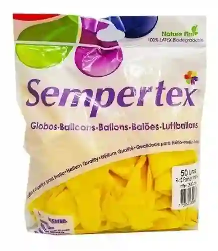 Bombas Globos R12 Serpentex Fashion Amarilla X50 Unid