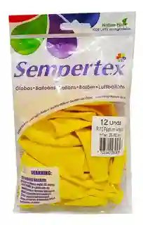 Bombas Globos R12 Serpentex Fashion Amarilla X12 Unid