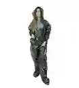 Traje Impermeable Negro Talla L Metalizado Calibre 2.5
