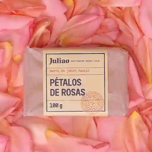 Jabon Barra Petalos De Rosas