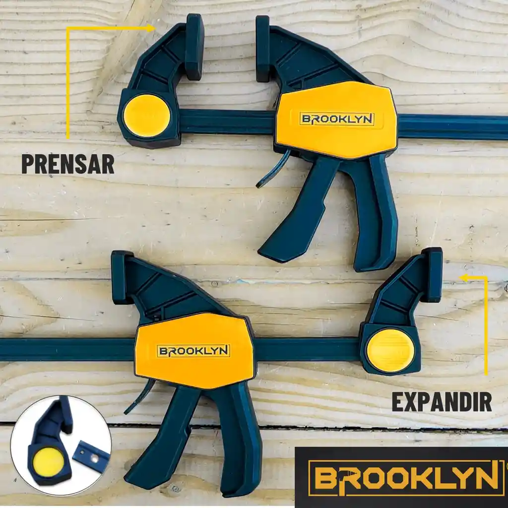 Prensas Sargento Rapida Set X4 De 12 Y 6 Pulgadas Brooklyn