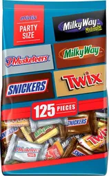 Mars Mini Chocolates Surtidos Snickers, 3 Musketeers, Twix Y Milky Way 1 Kg / 35.24 Oz