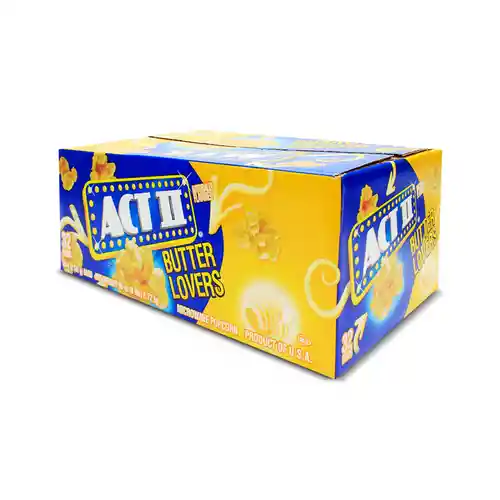 Act Ii Palomitas De Maíz De Mantequilla 32 Unidades / 85 G / 3 Oz