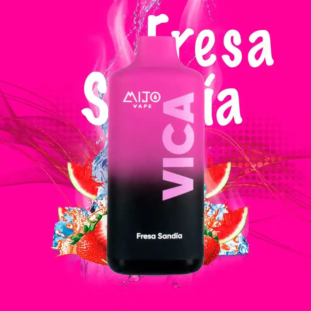 Vape Mijo Vica Fresa Sandía - 6.500