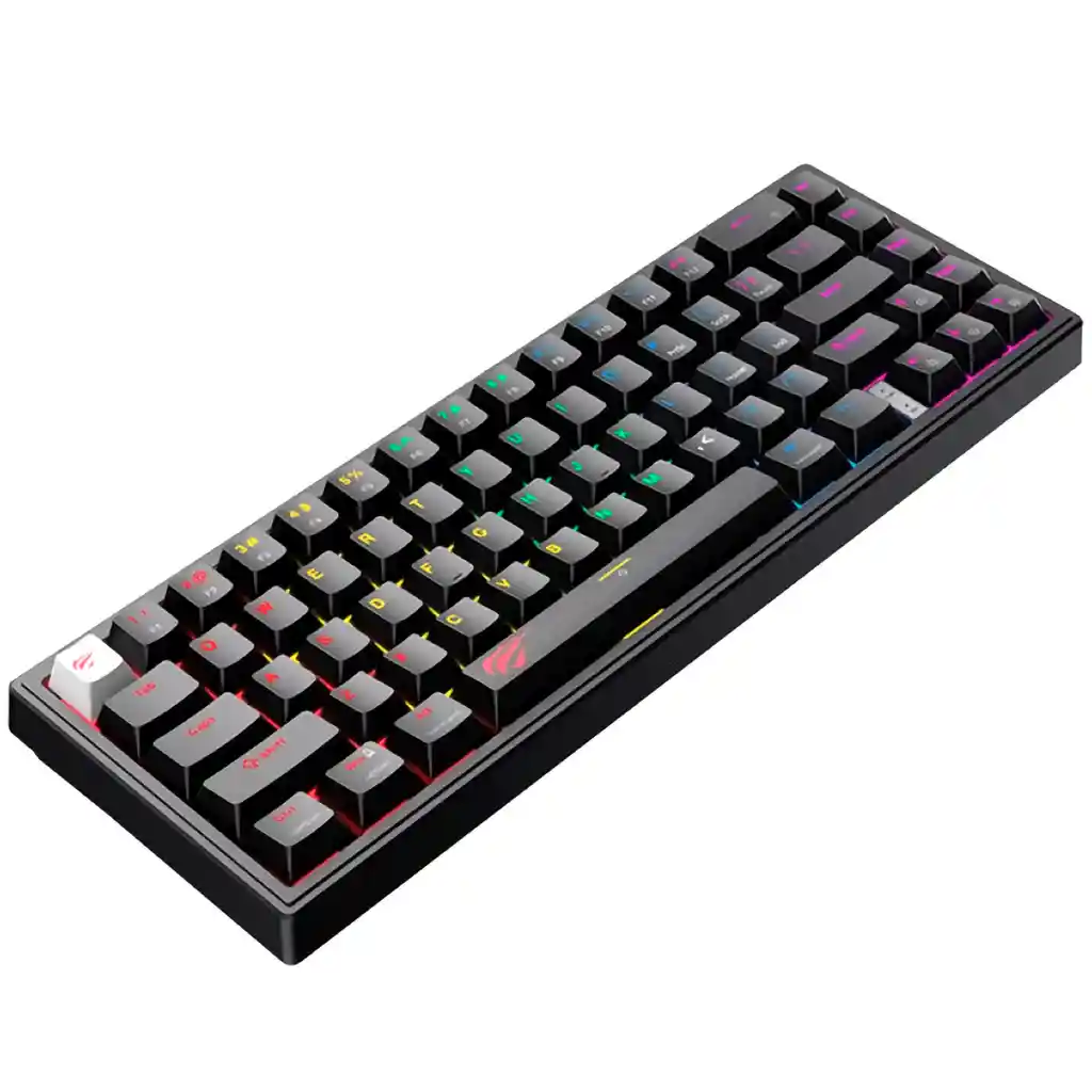 Teclado Mecánico Gamer 65% Havit Kb874l Rgb Retroiluminado